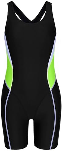 Charmo Girls Swimming Costume Boyleg One Piece Swimwear Age 7-16Y | Removable Pads (size 11-16 Years), Racerback, Wider Straps, UPF 50+, Quick Dry, Training, Competitive Swimsuit