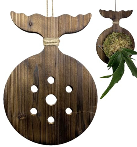 Jiimhte Placa para Helecho Cuerno de Alce, Tablero para Montar Helechos Platycerium en Pared, Decoración Hogar y Jardín Que Ahorra Espacio para Salón Dormitorio Oficina Terraza