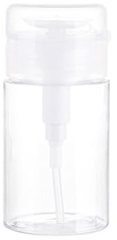 Push Pump Dispenser Empty Pressure Bottle Container for Nails Polish Make Up Remover Micellar Water Face Container Toner Refillable Container for Toiletries / Shampoo