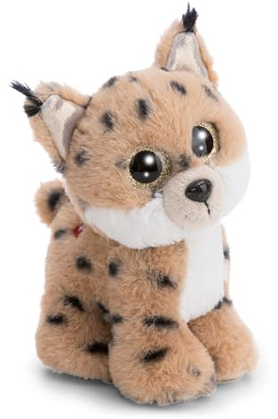 NICI GLUBSCHIS Kuscheltier Luchs Lenzo 15cm - braun - 63054 | Stofftier aus weichem Plüsch, niedliches Plüschtier zum Kuscheln und Spielen, für Kinder & Erwachsene, tolle Geschenkidee