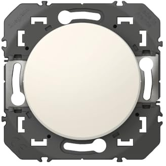 LEGRAND | Bouton-Poussoir 6A - Blanc - Composable, Connexion Rapide Sans Outil, Compatible Avec Plaques De Finition Personnalisables, Design Moderne Et Simple