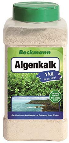 Algenkalk Beckmann 1kg Buchsbaumretter - Zulässig für den Bio-Anbau - Buchsbaum Kur - Feines Pulver - - Buxus
