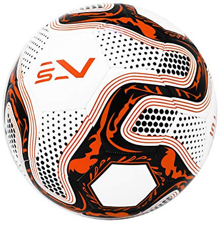 SportVida Ballon de football Futsal - Taille 4-5 (SV-PA0026, 5)