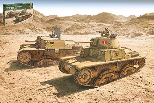 ITALERI Kit da Montare in Scala Compatibile con M13/40 - M14/41e SEMOVENTE Kit 1:56 IT15768