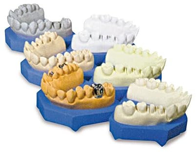 Gesso duro BMS per modelli di alta qualità ideale per la costruzione di scheletrati in cromo e cobalto e modelli antagonisti per la chiusura (GIALLO)