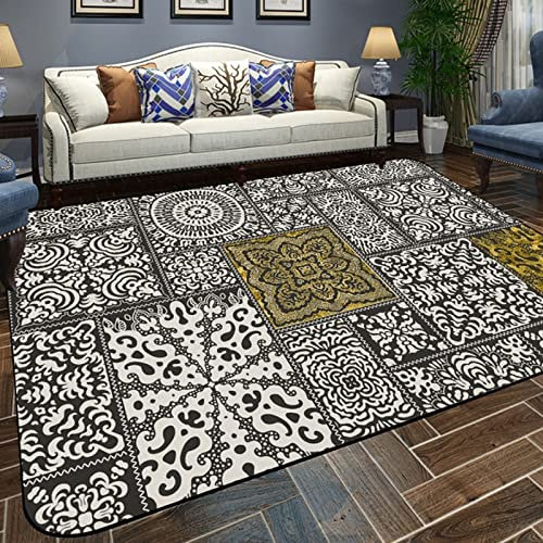 Hogar Alfombras de gran área de estilo nórdico Sala de estar Dormitorio Alfombra ligera de lujo antideslizante Antifouling lavable Cuarto de baño Alfombra de cocina Pequeñas Alfombras 140 cm x 200 cm