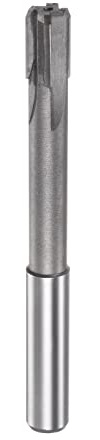 sourcing map Mandrino Alesatore 11.3mm H7 C1/K30 Punta In Carburo Precisione Flauti Diritti Gambo Tondo Tornio Macchina Fresatrice