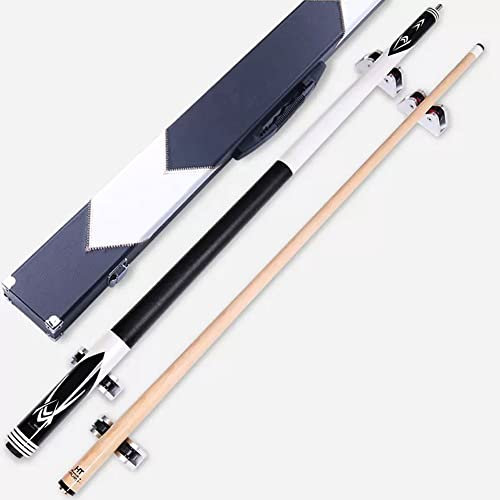 BBAUER Billard Queue Set Snooker cue Snooker Billard Queue Pool cue Billardqueue mit großem Kopf, chinesisches schwarzes Tischqueue, Ahorn, Vorderbein, neun Queues(Color:4,Size:)
