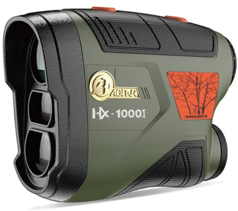 AOFAR HX-1000I Entfernungsmesser für die Jagd Bogenschießen, 1000 Yards, Winkel und horizontale Entfernung, Schießen Wild Entfernungsmesser, Scan, Speed-Modus, kostenlose Batterie, wasserdicht