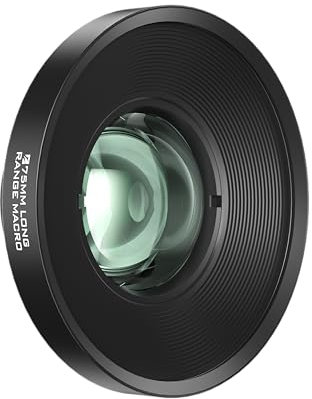 Freewell Long Range Macro Objektiv kompatibel mit Freewell Sherpa iPhone/Galaxy Taschen und Genius Rig Cage (Nicht kompatibel mit 17mm Objektivhalterung)