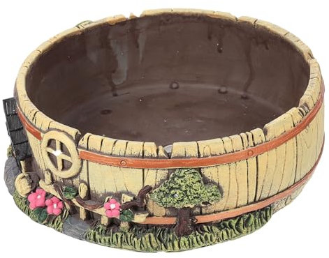 Toddmomy 1pièce Pot De Fleurs Ciment Décoratif Pot à Plantes Vintage Forme De Champignon Accessoire De Bureau pour Succulentes Et Fleurs Miniatures