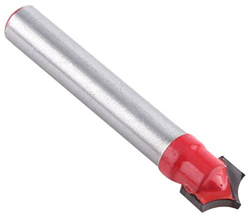 Fresa de ranura en V, vástago de 6 mm, mango 3D CNC, fresadora de extremo en V, ranura en V, fresadora de madera, cortador de madera, cuchillo, fresadora CNC, herramienta de grabado (8 mm)