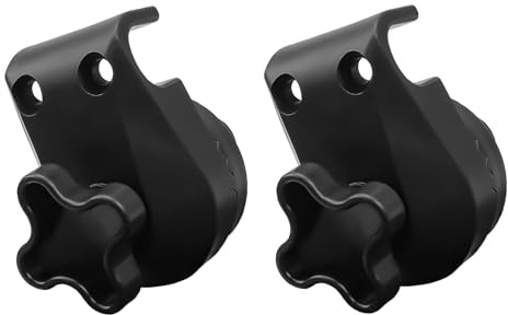 2 Pcs Garden Swing Plastic Fittings - Porch Patio Swing Frame Parts to Attach Canopy Frame to Swing Frame. Suitable for Outdoor Patio Swings Canopy Replacement, Compatible with Diameters 20-23mm. | Porch Patio Swing Frame Parts for Attaching Canopy Frame to Swing Frame, Garden Swing Repair Accessories