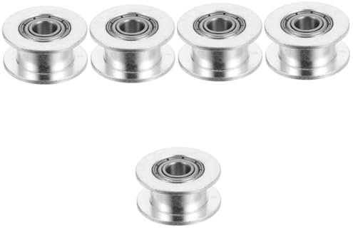 Mobestech 5stücke Drucker Synchronrad Umlenkrolle Für Riemen Zähne Innenloch Geräuschreduzierendes Design Langlebig Und Praktisch Geeignet Für Verschiedene Druckermodelle