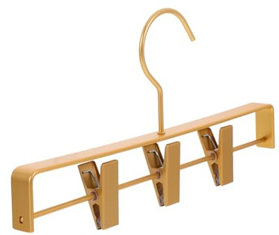 CIYODO Grucce Per Pantaloni in Lega Di Alluminio Organizer Salvaspazio Con Clip Adatte Per Armadio E Vestiti Pesanti