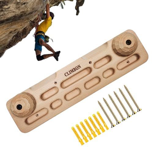 Generisch -Hängebrett, Kletter-Trainings-Hangboard – Finger-Trainingsbrett aus, Tür-Trainingsstation, Kletterwand-Griffrahmen Stabiles Kletter-Hangboard, Kletter-Hangboard mit Jugs,