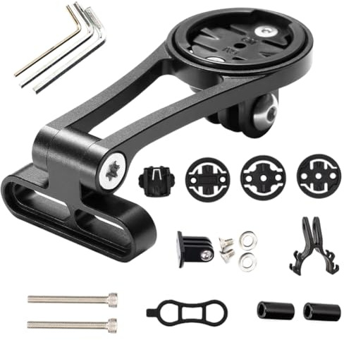 VOHESEA Fahrrad Halterung für Rennrad, Verstellbare Fahrrad Computer Halterung für Rennrad, Aluminiumlegierung fahrradHalterung Kompatibel für Garmin Edge, Wahoo Elemnt, Bryton, GoPro-Kamera und Lampe