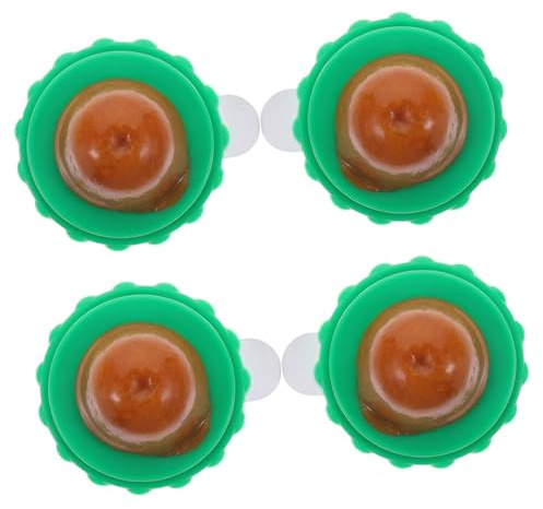 CLISPEED Piruletas De Hierba Gatera para Gatos Vitaminas, Bocadillo Saludable, 4 Unidades, Snack Lúdico y Digestivo para Mascotas, Apto para Gatos Activos