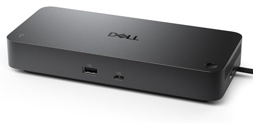 Dell Pro Thunderbolt 5 Station d’Accueil Intelligente SD25TB5 – Alimentation Jusqu’à 300W, supporte 4 écrans 4K 120Hz/8K, 6X USB, HDMI 2.1, DP 2.1, Ethernet 2.5Gb, Gestion IT à Distance
