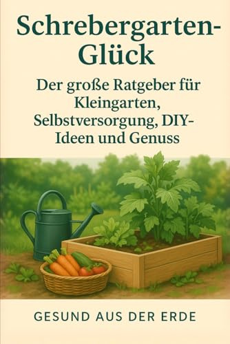 Schrebergarten-Glück: Der große Ratgeber für Kleingarten, Selbstversorgung, DIY-Ideen & Genuss – Planung, Tipps & Inspiration für dein Gartenjahr: Vom Anlegen der Beete bis zum Grillabend