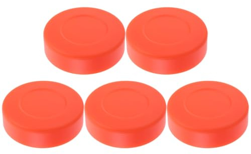 BESPORTBLE 5 Stück PVC Eishockey Pucks für Training und Wettkampf Robustes Material Vielseitig Einsetzbar Leichtes für Indoor Outdoor hockeyübungen
