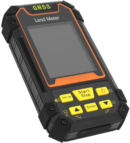 Badafaci Unités GPS Portables avec Récepteur GNSS Haute sensibilité, Altimètre Barométrique à Affichage de 2,4 Pouces pour Outils de Mesure de Distance et de Surface