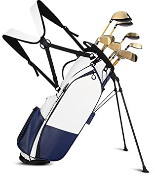 Golfbag, golfbag for män, 5-vägsavdelare och lätt, bekväm tillgänglig(Blue)