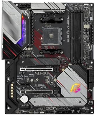 Cartes mères Fit for ASRock B550 PG Velocita Compatible avec Les processeurs AMD Ryzen 9 5950X, 7 5700X3D, 5700X et 5800X3D, 128 Go de mémoire DDR4 M.2. Format AM4, ATX