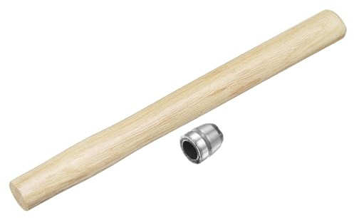 sourcing map Wood Sledge Hammer Handle 14.6 Hammer Wooden Replacement Handles with Round Wedges for 4lb Round Octagonal Head Decking Framing Carpentry Construction DIY Sledge Axe Tools