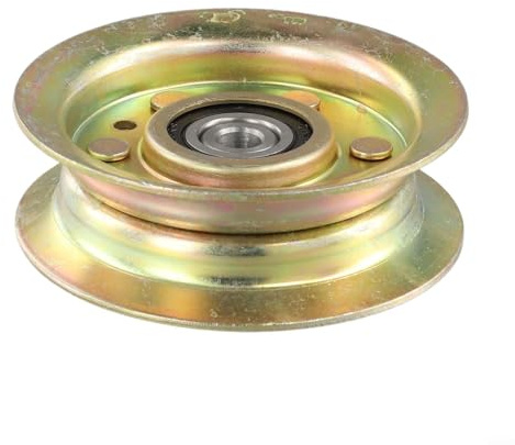 Momfin Flache Spannrolle für 532173437 165888 Rasenmäher Ersatzteile für Handwerker Rasenmäher Umlenkrolle Flache Spannrolle für DYT 4000 Sear
