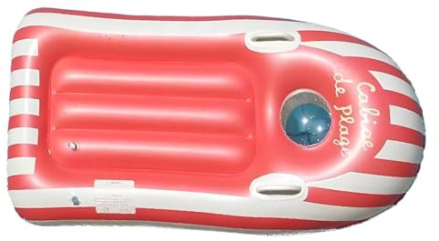 Schwimmbrett,Tragbares aufblasbares schwimmendes Bodyboard mit Griff,Reise-Strandspielzeug - Für Pool See Wasser Surfen Urlaub Reise Familienzeit Spiel Sport Spiele Wassersport Ausflug
