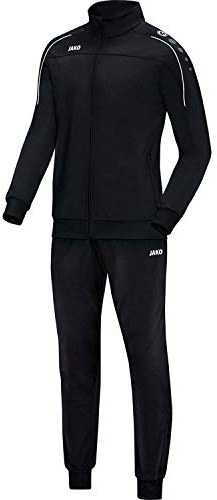 JAKO Unisex träningsoverall polyester Classico, svart, XL