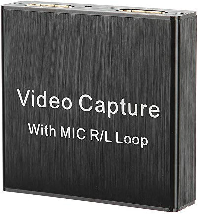 Tarjeta de Captura de Audio y Video, HDMI USB2.0 4K 1080P 30fps Dispositivo de Captura de Juegos, Convertidor de Video portátil para Juegos, Streaming, Videoconferencia, Transmisión en