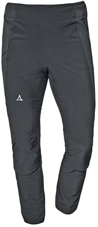 Schöffel Herren Hybrid Pants Corno M, winddichte, wasserabweisende Fahrradhose mit 4D BODY MAPPING, lange MTB Hose mit vorgeformtem Knie und Komfortbund, atmungsaktive Sporthose