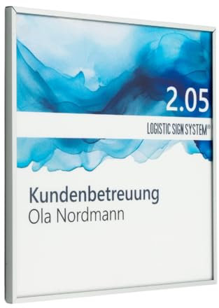 Logistic Sign System Türschild Tenuis für Büro (150/150mm)