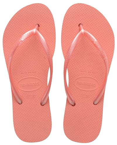 Havaianas Slim Flatform, Infradito Donna, Rosa Pesca, 41/42 EU, Peach Rose