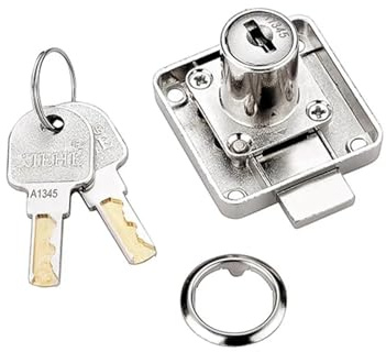 Schließzylinder für Schubladen Schubladenschloss aus Zinklegierung, Sicherheits-Büroschrankschloss, Schließfach-Türriegelschloss, Nockenzylinderschlösser, Möbelbeschläge (Color : A4)