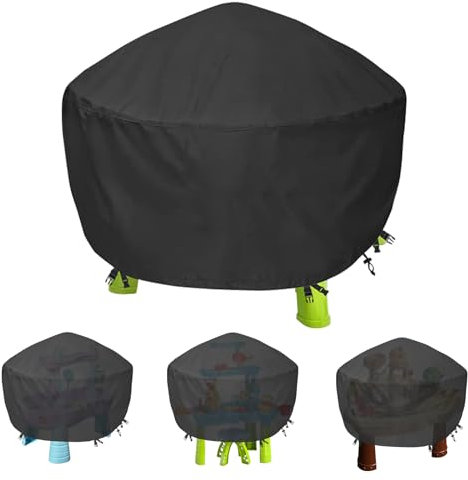 Noaya Housse de table à eau extra large – Housse de table à eau imperméable pour bac à sable pour enfants, résistante au vent, anti-poussière, anti-UV, sable et mur d'eau pour enfants, housse de