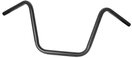 Guidon Ape Hanger 10 Élégant et Performant pour Moto de Rue, 22 mm Noir
