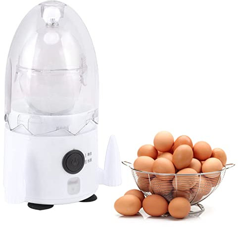 Golden Egg Maker, manueller Abzieher und Rührgerät für goldene Eier, Eiergelbmixer, manueller Abzieher, Eierschleuder zum Mischen von Eiweiß und Eigelb in der Küche (Weiß)