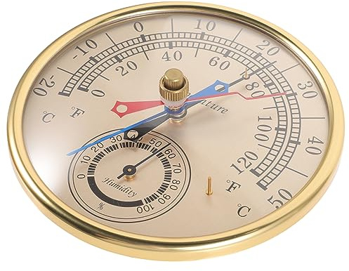 UPKOCH Thermomètre Extérieur Pour Et Plates-bandes Indicateur De Température Et Humidité Précis Pour Jardin Et Terrasse