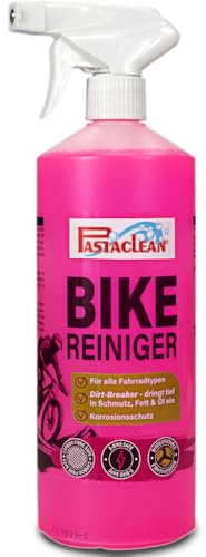 PASTACLEAN Bikereiniger 1 L – Nano-Tech Fahrradreiniger & Fahrrad Reinigungspray, hochwirsamer Bike-Cleaner & Bike Degreaser, biologisch abbaubar, sicher für alle Oberflächen, für alle Fahrradtypen