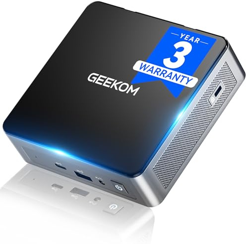 GEEKOM Air12 2026 Mini PC, Intel PT7505, 8GB RAM (Expandable)+256GB SSD