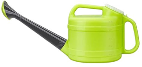 Shaersu Annaffiatoio - Annaffiatoio da Esterno per Piante e Fiori con Lunga | Contenitore 2,5 Litri con Irrigatore a Pioggia per Orto Bonsai e Giardino