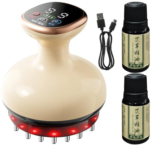 Macchinario Anticellulite | Strumento Rimuovi Cellulite - Rimozione Grasso Manuale Modellatore Corporeo con 9 Livelli Regolabili e Luce Rossa per Uomo e Donna