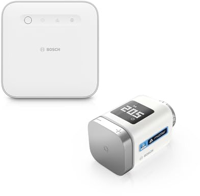 Bosch Smart Home smartes Heizkörperthermostat Starter-Set, 1x Controller II, 1x Heizkörperthermostat II [+M]