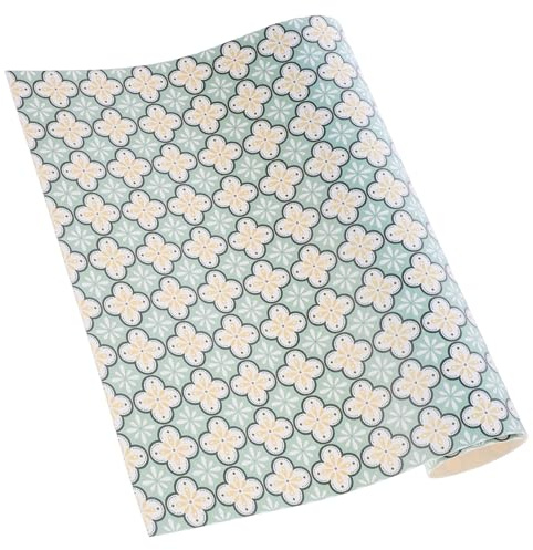 BESPORTBLE Pavimento Fai da Te per Casa delle Bambole in Miniatura, Pavimentazione Simulata in Piastrelle di Ceramica Tagliabile, Accessori Decorativi per Scenari di Vita e Modellismo