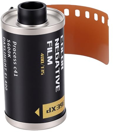 ZJchao 135 Färgfilm 36 Exponeringar 400 ISO Finkornig Hög Klarhet 135 Format Färgfilm Mm Färg Negativ Film med Livfulla Färger för Kameror i Solljus eller Svagt Ljus