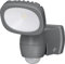 Brennenstuhl Batterie LED Strahler LUFOS/Kabelloser LED Außen-Strahler mit Batterie und Bewegungsmelder (Fluter batteriebetrieben mit 4 hochwertigen Marken LEDs, 210 Lumen, für außen IP44)