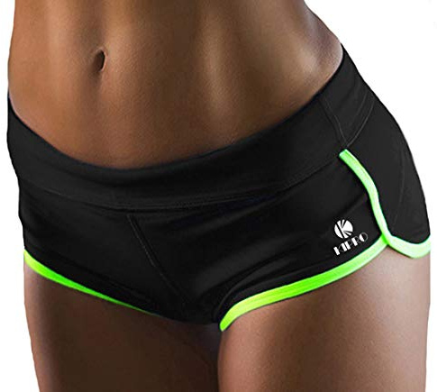 Kipro Damen Mini Sport Kurze Hosen Tights Shorts- Laufshorts Fitness Yoga Leggings XS-2XL